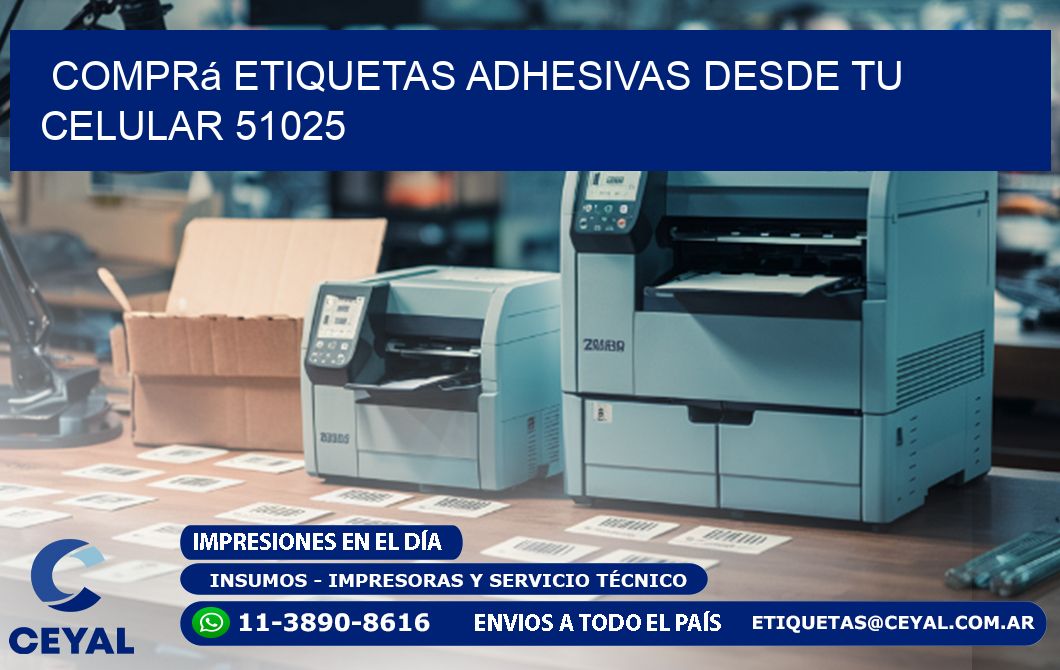 Comprá Etiquetas Adhesivas Desde tu Celular 51025