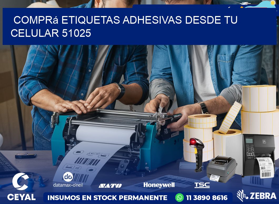 Comprá Etiquetas Adhesivas Desde tu Celular 51025