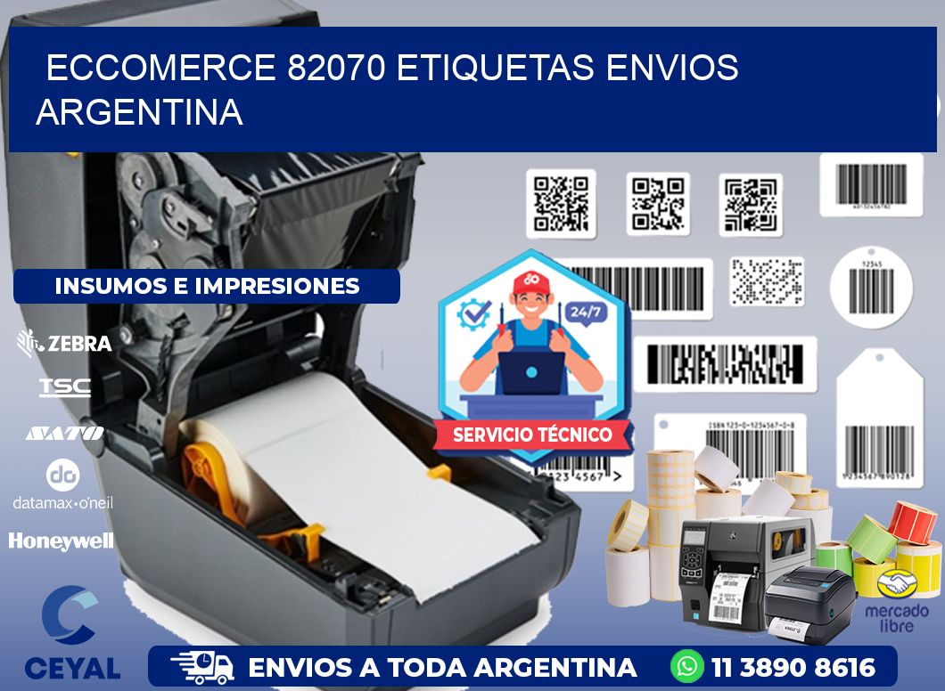 ECCOMERCE 82070 ETIQUETAS ENVIOS ARGENTINA