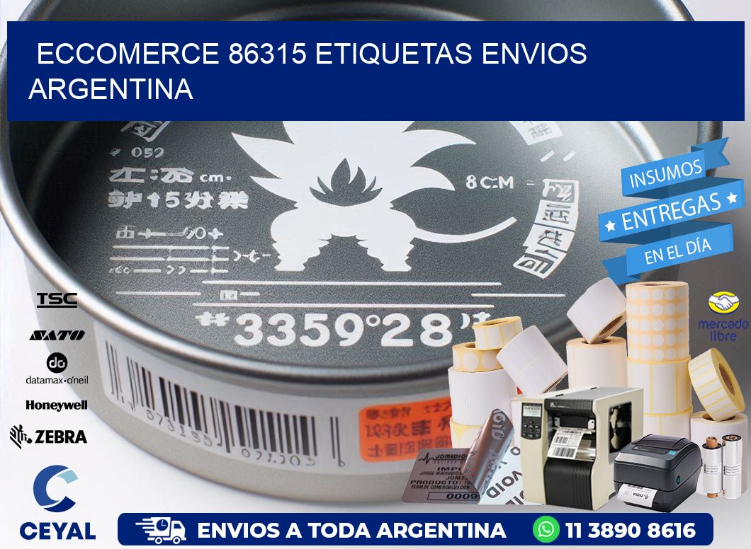 ECCOMERCE 86315 ETIQUETAS ENVIOS ARGENTINA