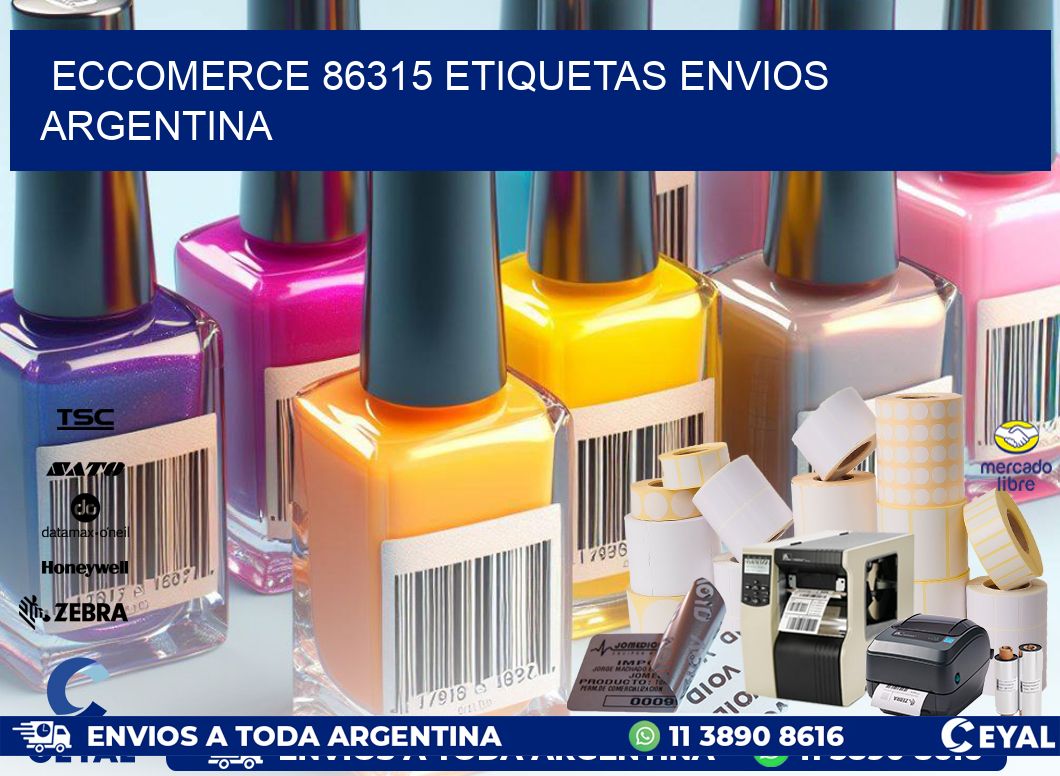 ECCOMERCE 86315 ETIQUETAS ENVIOS ARGENTINA