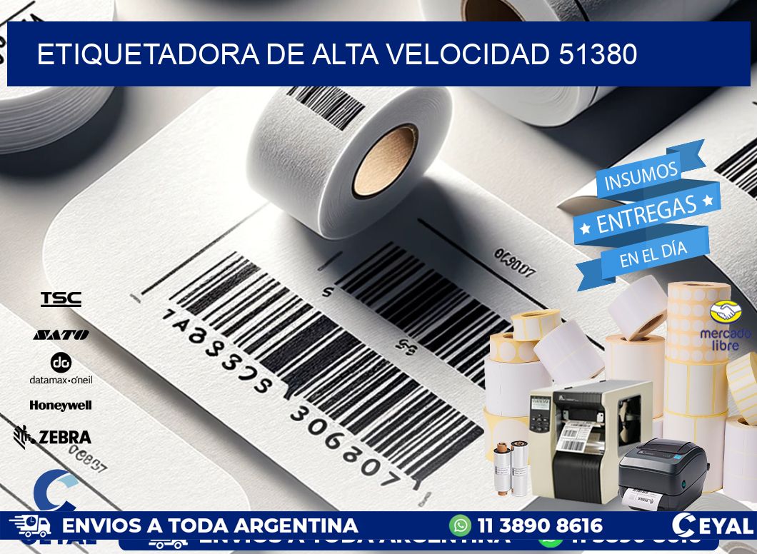 ETIQUETADORA DE ALTA VELOCIDAD 51380