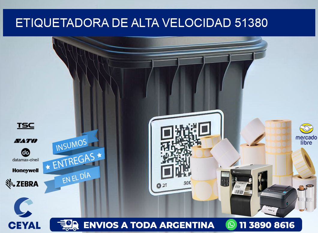 ETIQUETADORA DE ALTA VELOCIDAD 51380