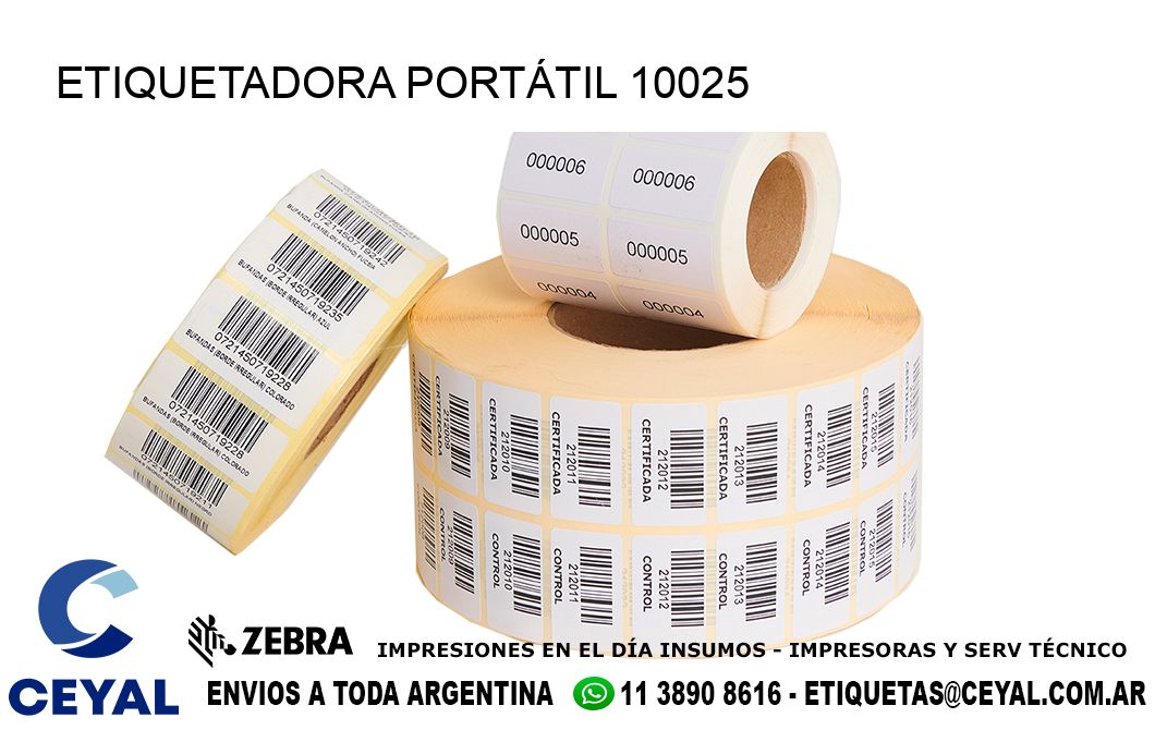 ETIQUETADORA PORTÁTIL 10025