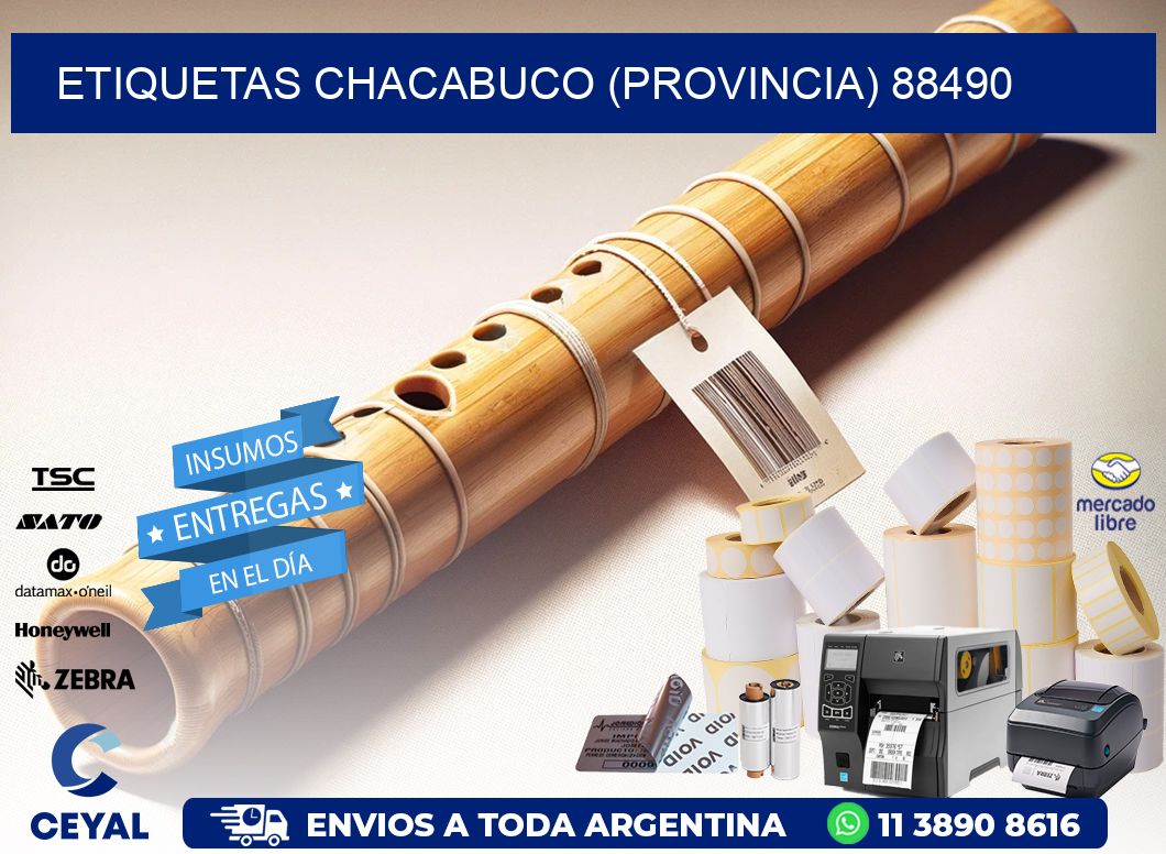 ETIQUETAS CHACABUCO (PROVINCIA) 88490