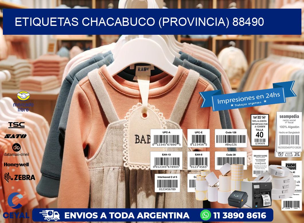 ETIQUETAS CHACABUCO (PROVINCIA) 88490