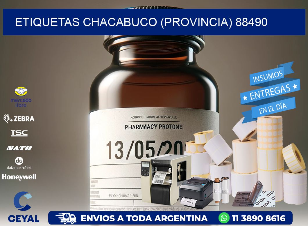 ETIQUETAS CHACABUCO (PROVINCIA) 88490