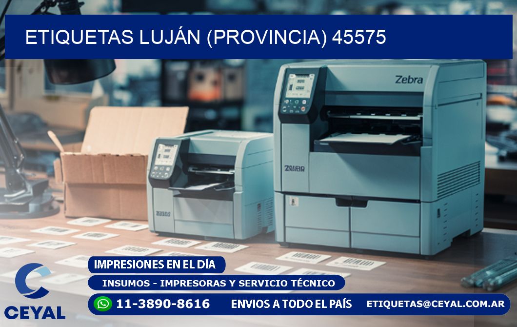 ETIQUETAS LUJÁN (PROVINCIA) 45575