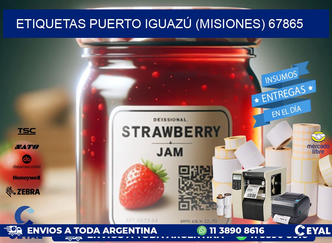 ETIQUETAS PUERTO IGUAZÚ (MISIONES) 67865