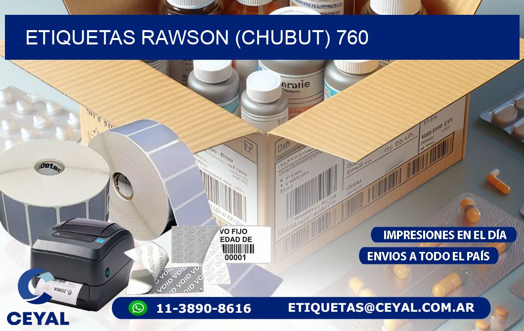 ETIQUETAS RAWSON (CHUBUT) 760