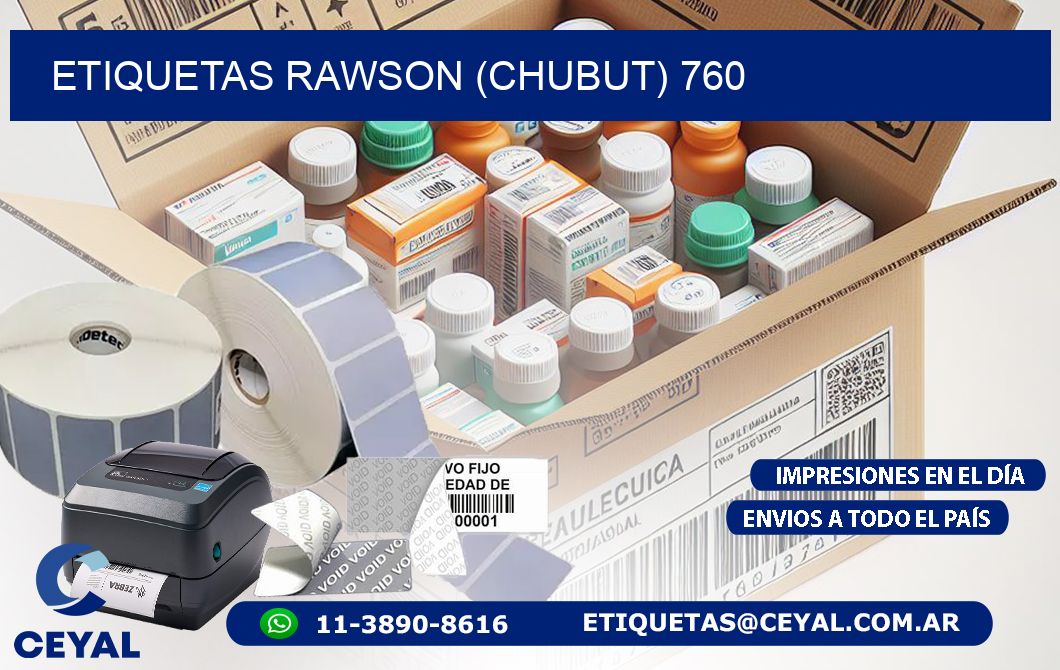 ETIQUETAS RAWSON (CHUBUT) 760