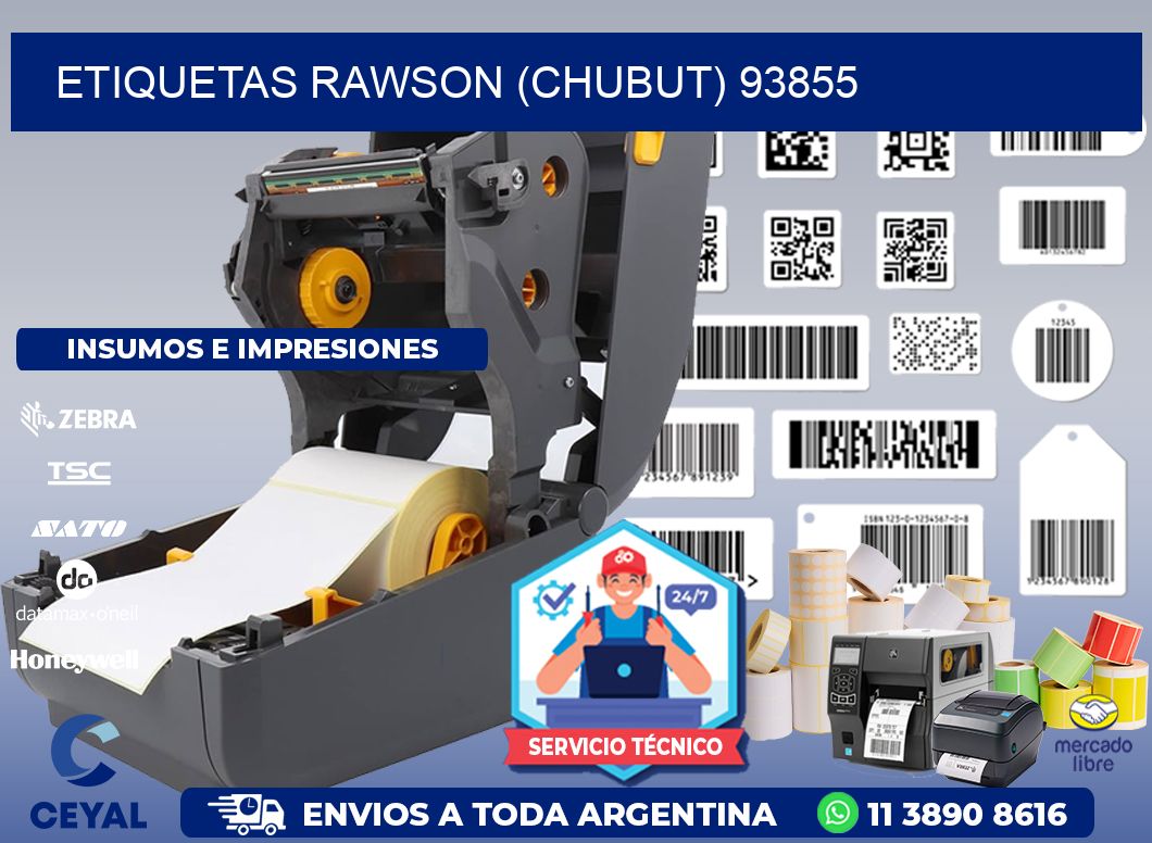 ETIQUETAS RAWSON (CHUBUT) 93855