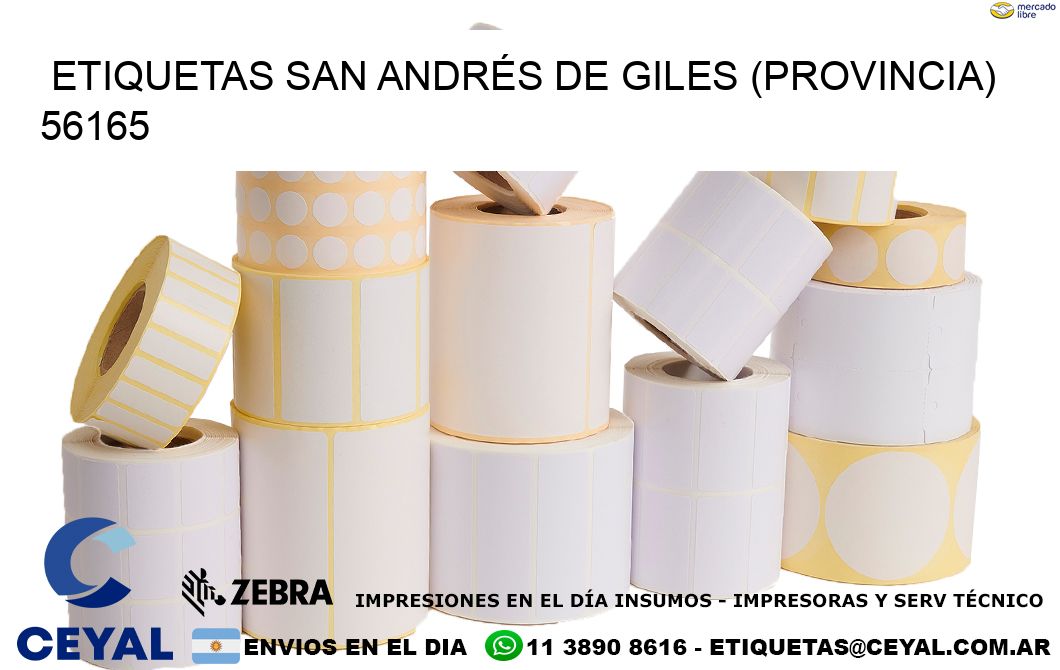 ETIQUETAS SAN ANDRÉS DE GILES (PROVINCIA) 56165