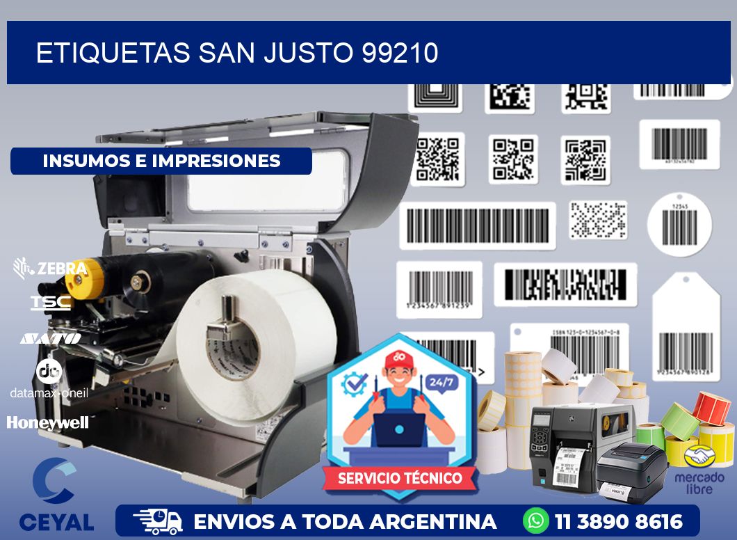 ETIQUETAS SAN JUSTO 99210