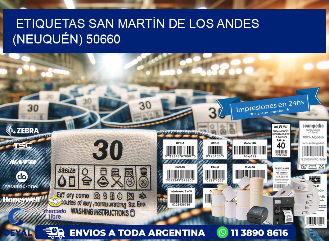 ETIQUETAS SAN MARTÍN DE LOS ANDES (NEUQUÉN) 50660