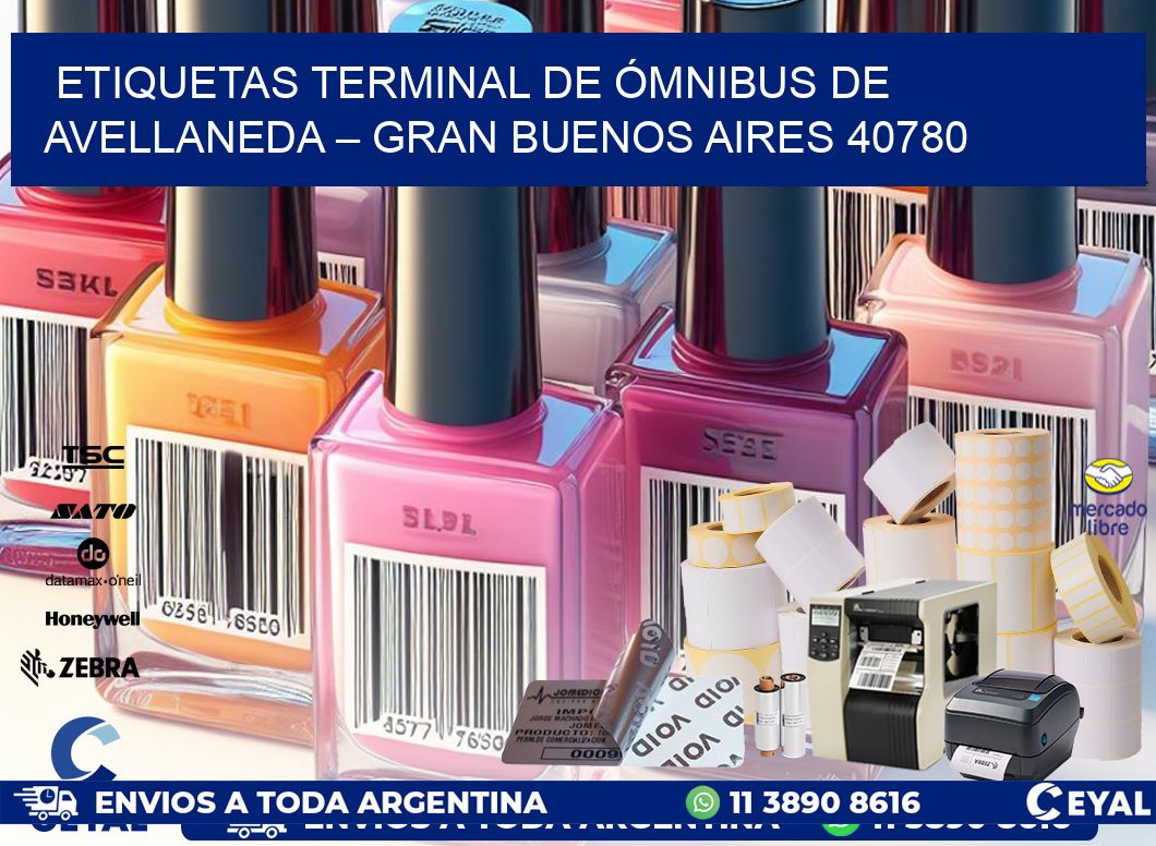 ETIQUETAS TERMINAL DE ÓMNIBUS DE AVELLANEDA – GRAN BUENOS AIRES 40780