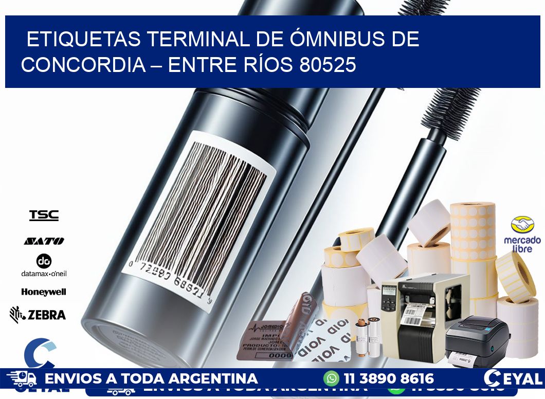 ETIQUETAS TERMINAL DE ÓMNIBUS DE CONCORDIA – ENTRE RÍOS 80525