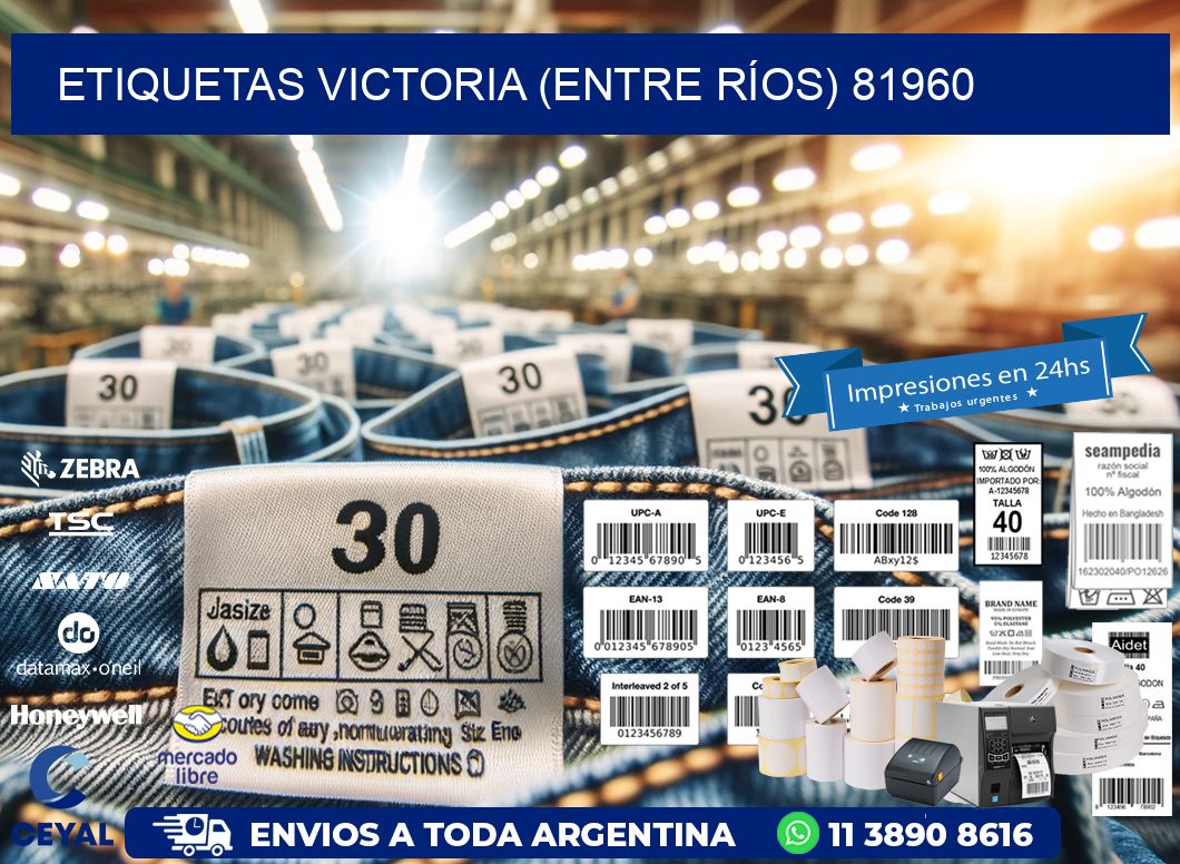 ETIQUETAS VICTORIA (ENTRE RÍOS) 81960