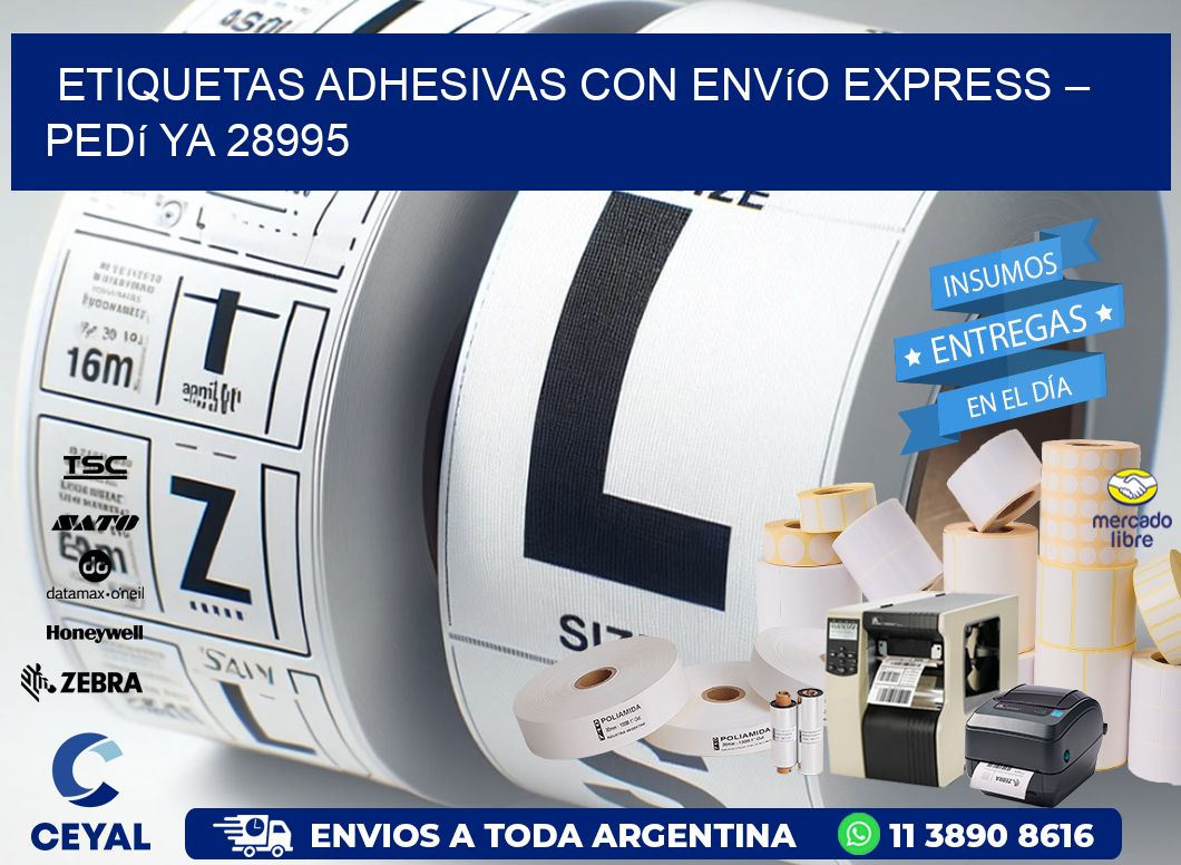 Etiquetas Adhesivas con Envío Express – Pedí Ya 28995