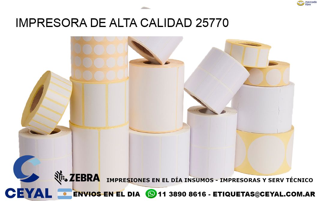 IMPRESORA DE ALTA CALIDAD 25770