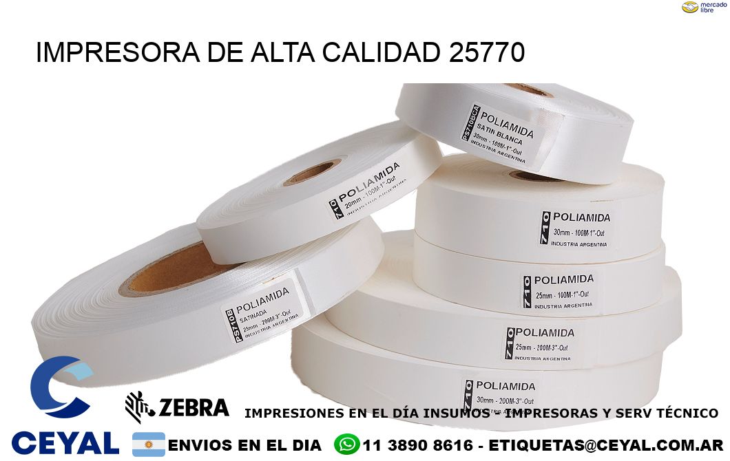 IMPRESORA DE ALTA CALIDAD 25770