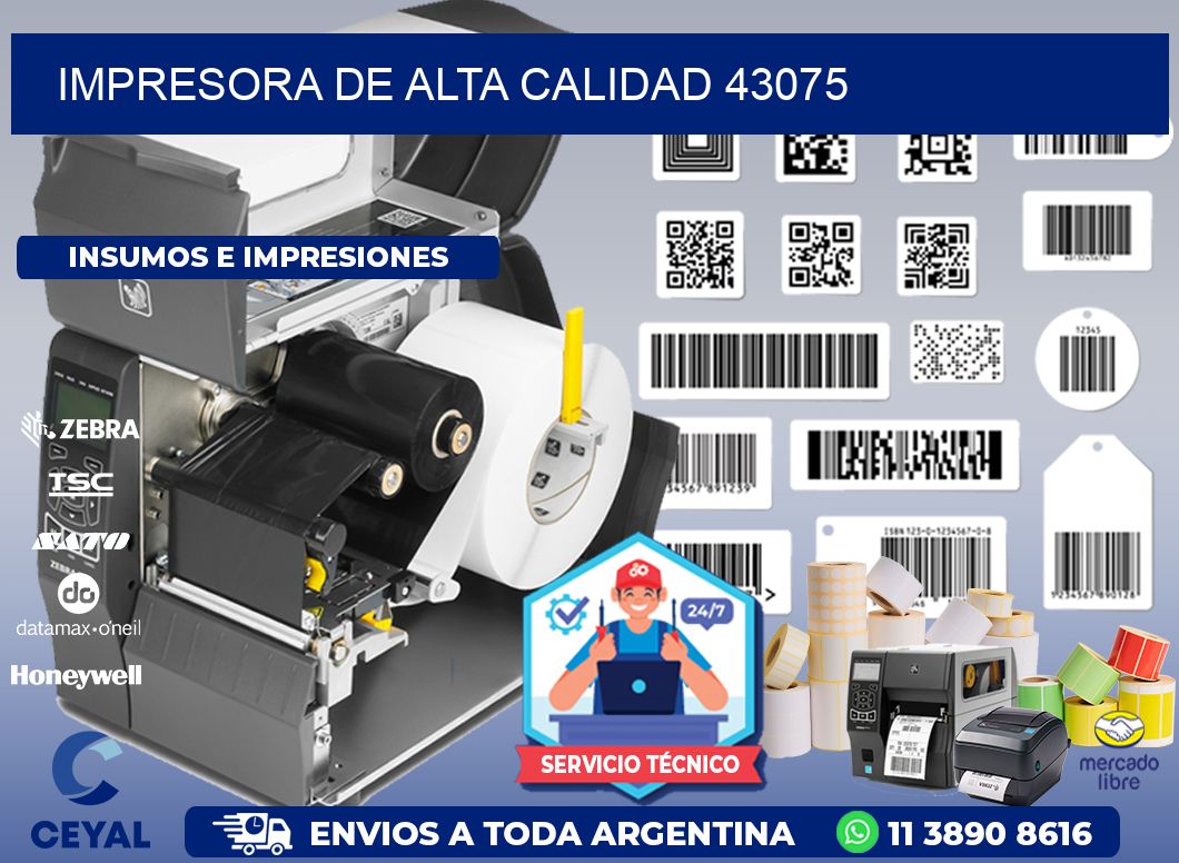 IMPRESORA DE ALTA CALIDAD 43075