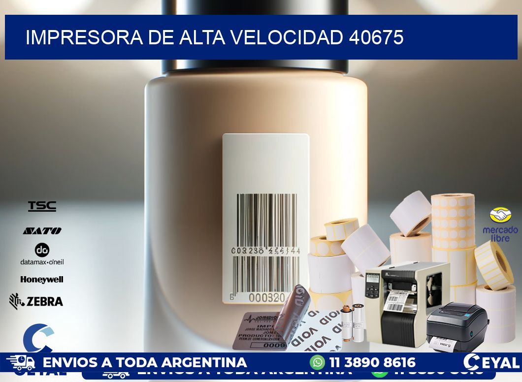 IMPRESORA DE ALTA VELOCIDAD 40675