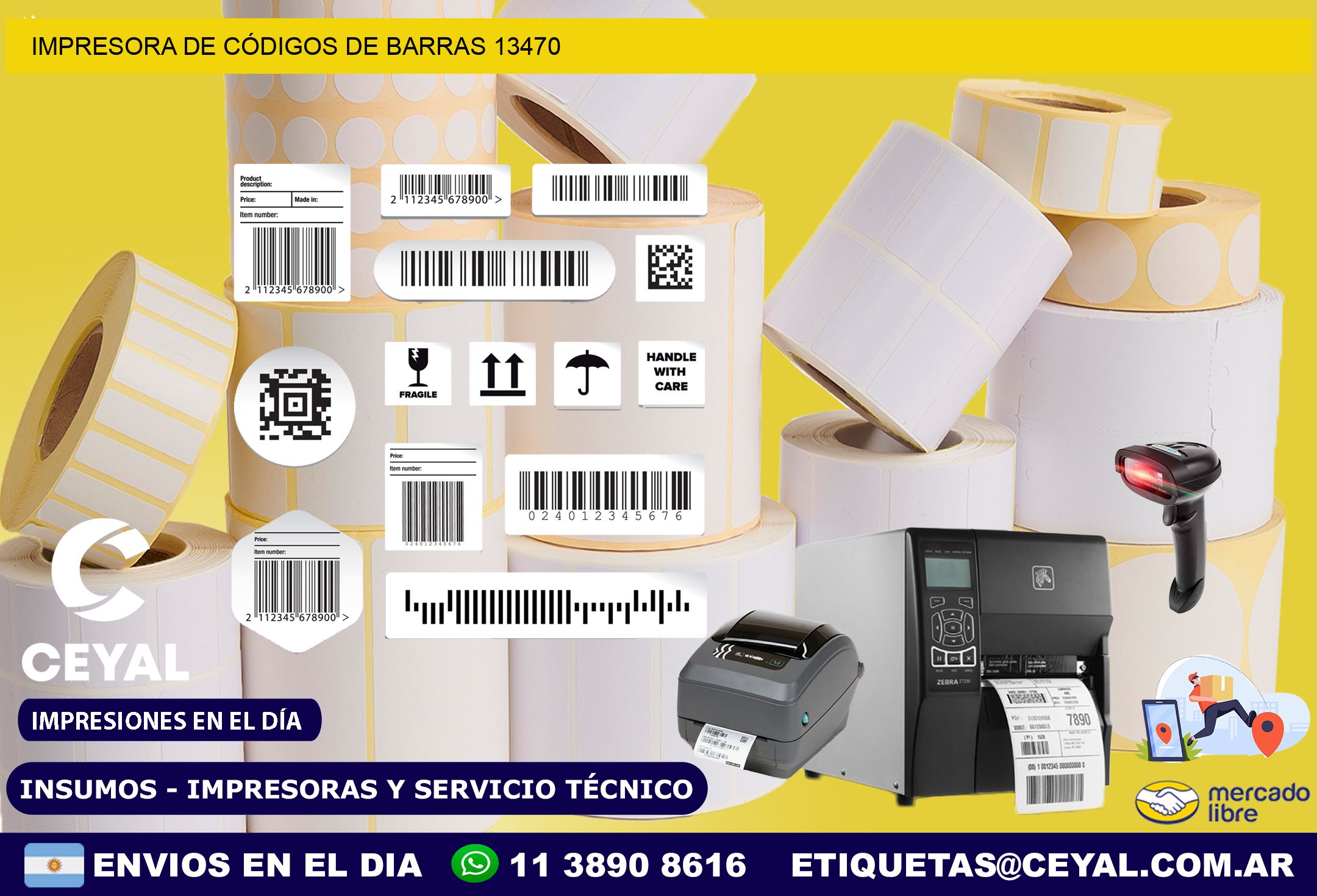 IMPRESORA DE CÓDIGOS DE BARRAS 13470