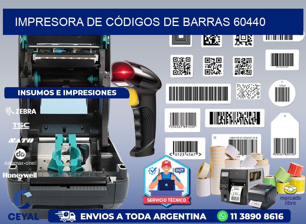 IMPRESORA DE CÓDIGOS DE BARRAS 60440