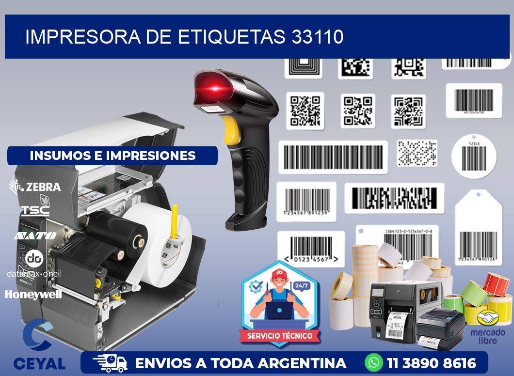 IMPRESORA DE ETIQUETAS 33110