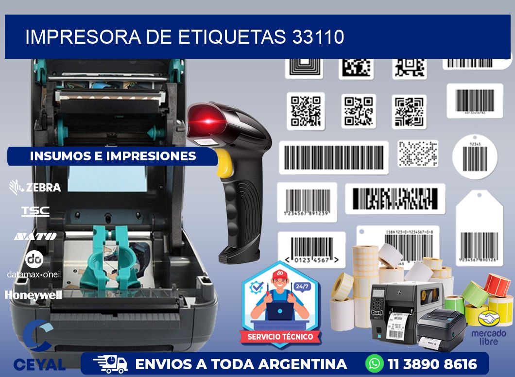 IMPRESORA DE ETIQUETAS 33110
