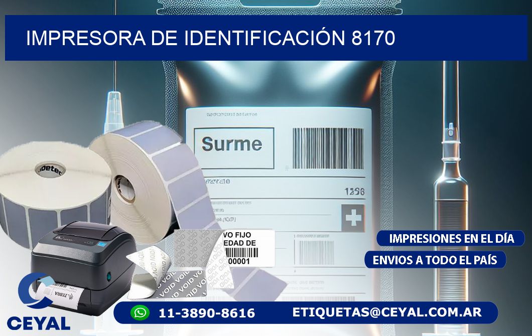 IMPRESORA DE IDENTIFICACIÓN 8170