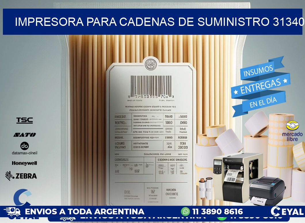 IMPRESORA PARA CADENAS DE SUMINISTRO 31340
