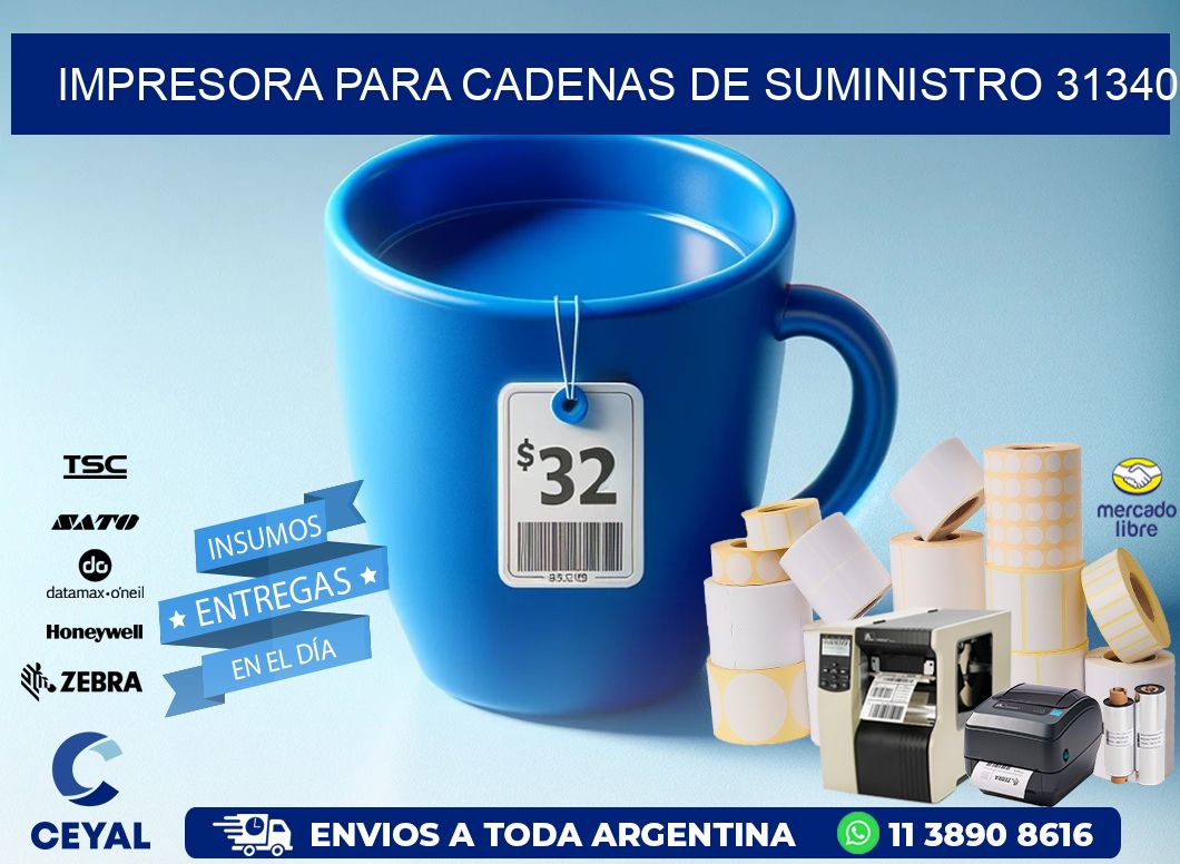 IMPRESORA PARA CADENAS DE SUMINISTRO 31340