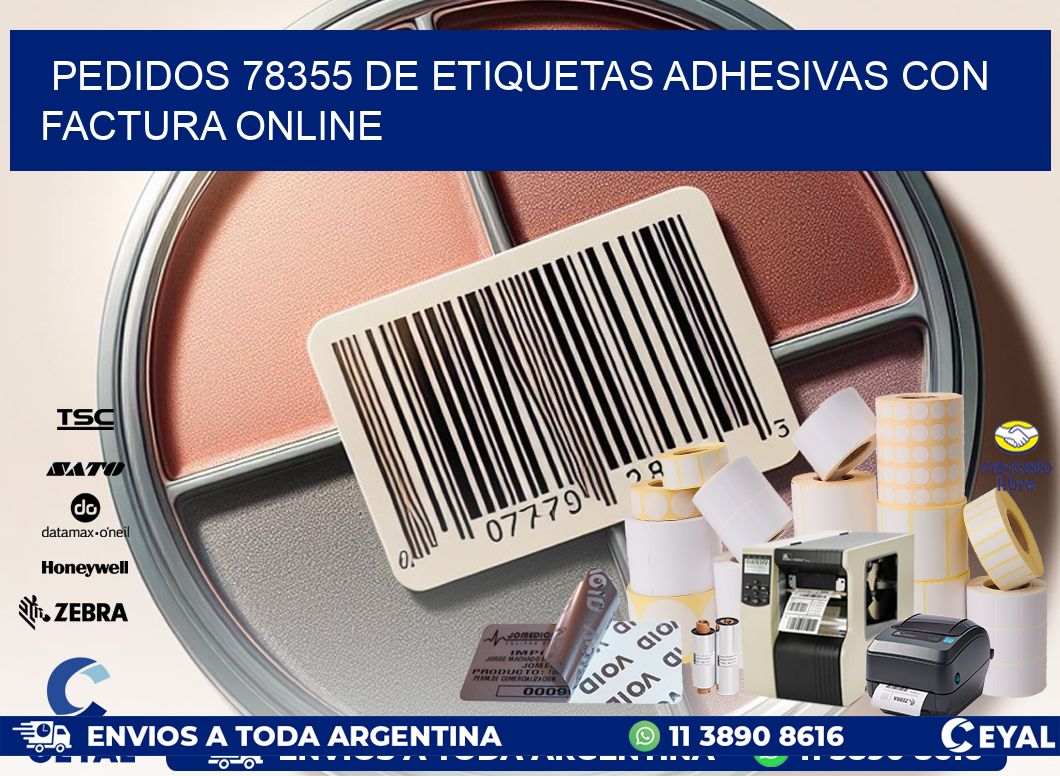 Pedidos 78355 de Etiquetas Adhesivas con Factura Online