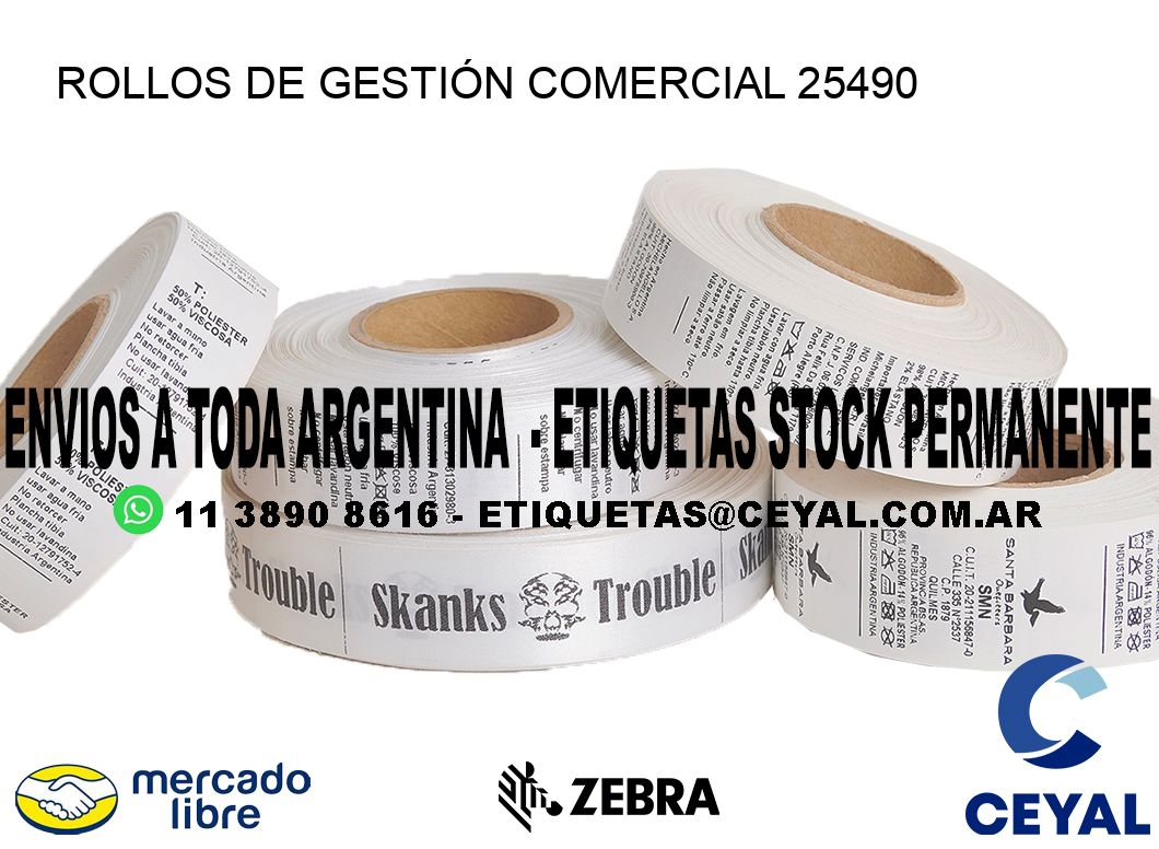 ROLLOS DE GESTIÓN COMERCIAL 25490
