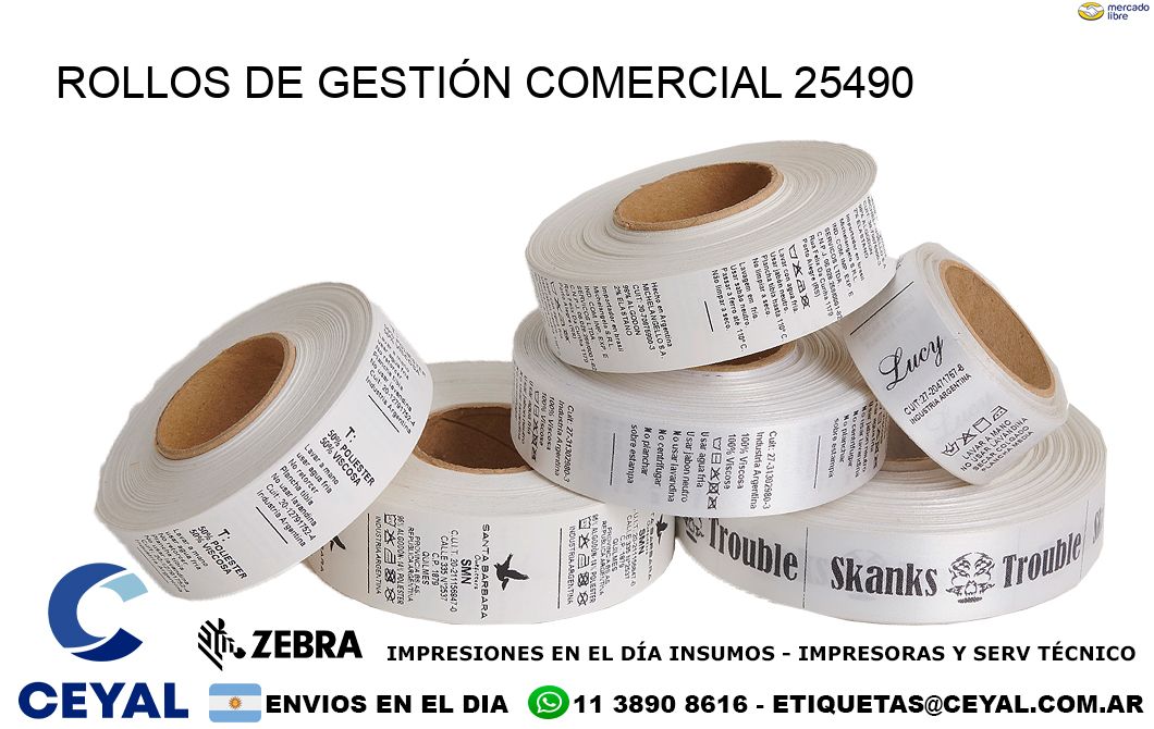 ROLLOS DE GESTIÓN COMERCIAL 25490
