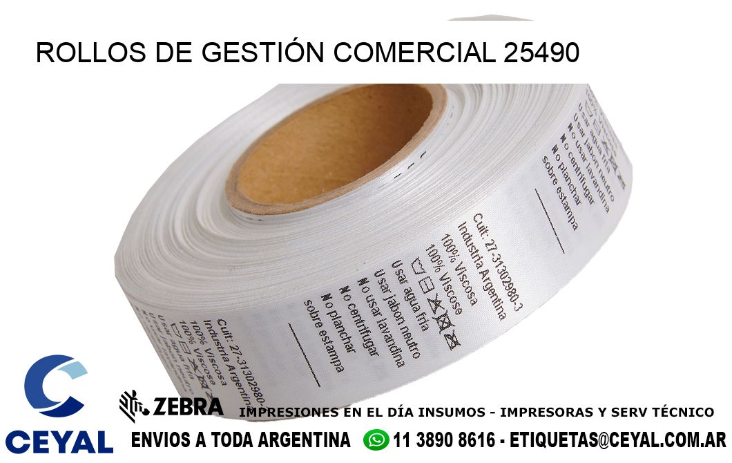ROLLOS DE GESTIÓN COMERCIAL 25490