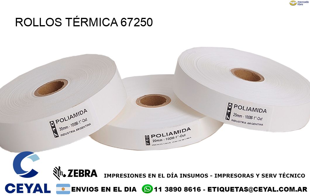 ROLLOS TÉRMICA 67250