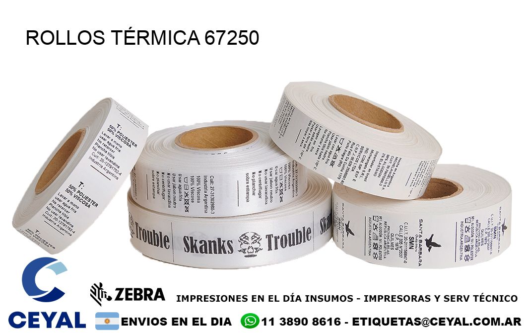 ROLLOS TÉRMICA 67250
