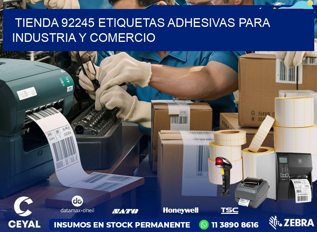 Tienda 92245 Etiquetas Adhesivas para Industria y Comercio