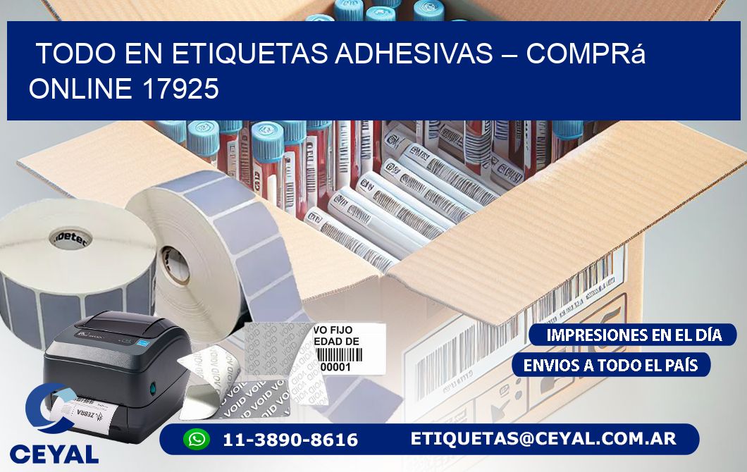 Todo en Etiquetas Adhesivas – Comprá Online 17925