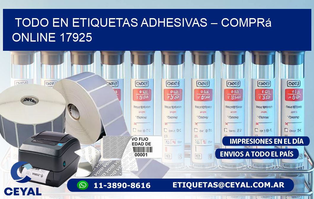 Todo en Etiquetas Adhesivas – Comprá Online 17925