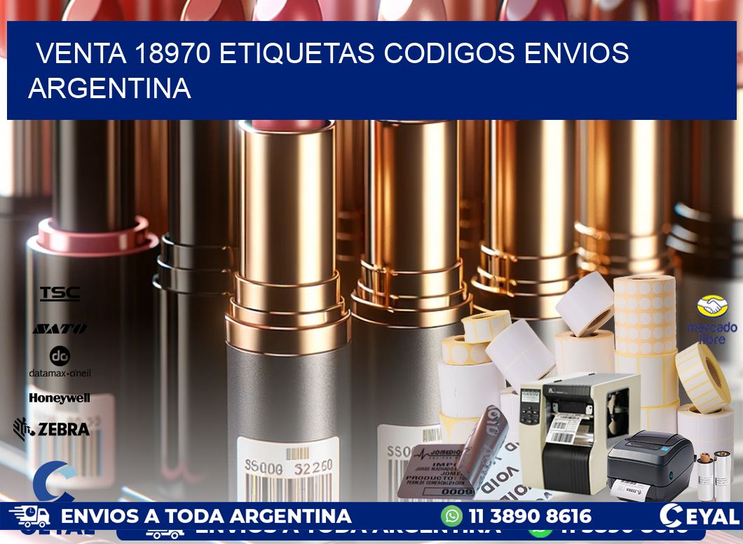 VENTA 18970 ETIQUETAS CODIGOS ENVIOS ARGENTINA