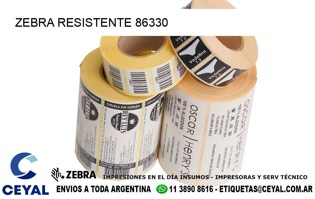 ZEBRA RESISTENTE 86330