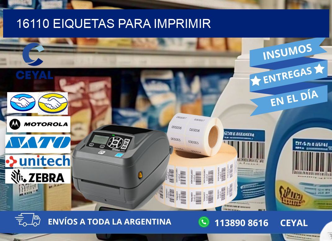 16110 EIQUETAS PARA IMPRIMIR