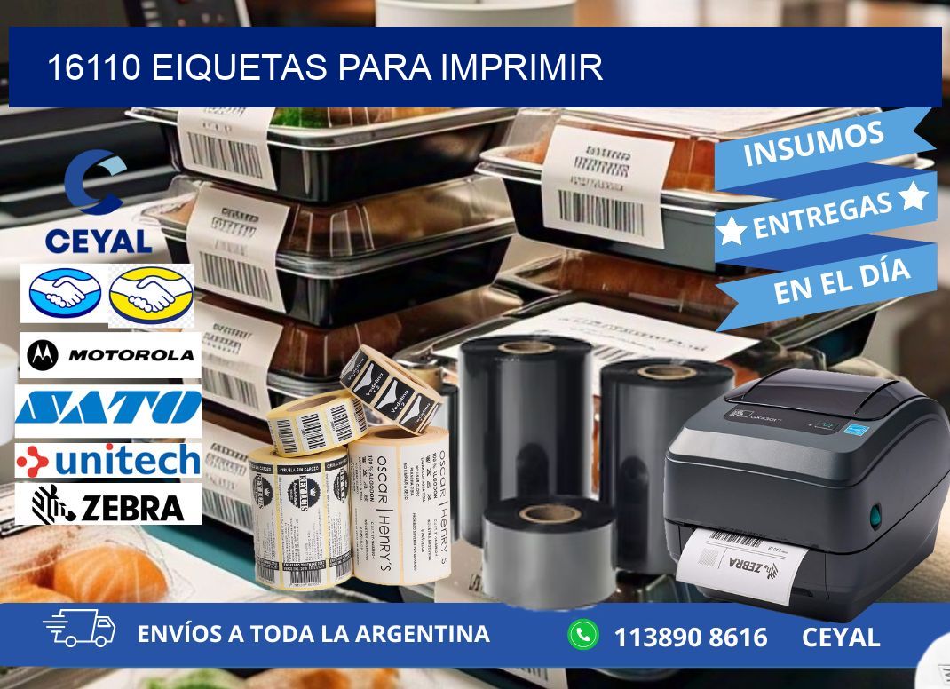 16110 EIQUETAS PARA IMPRIMIR