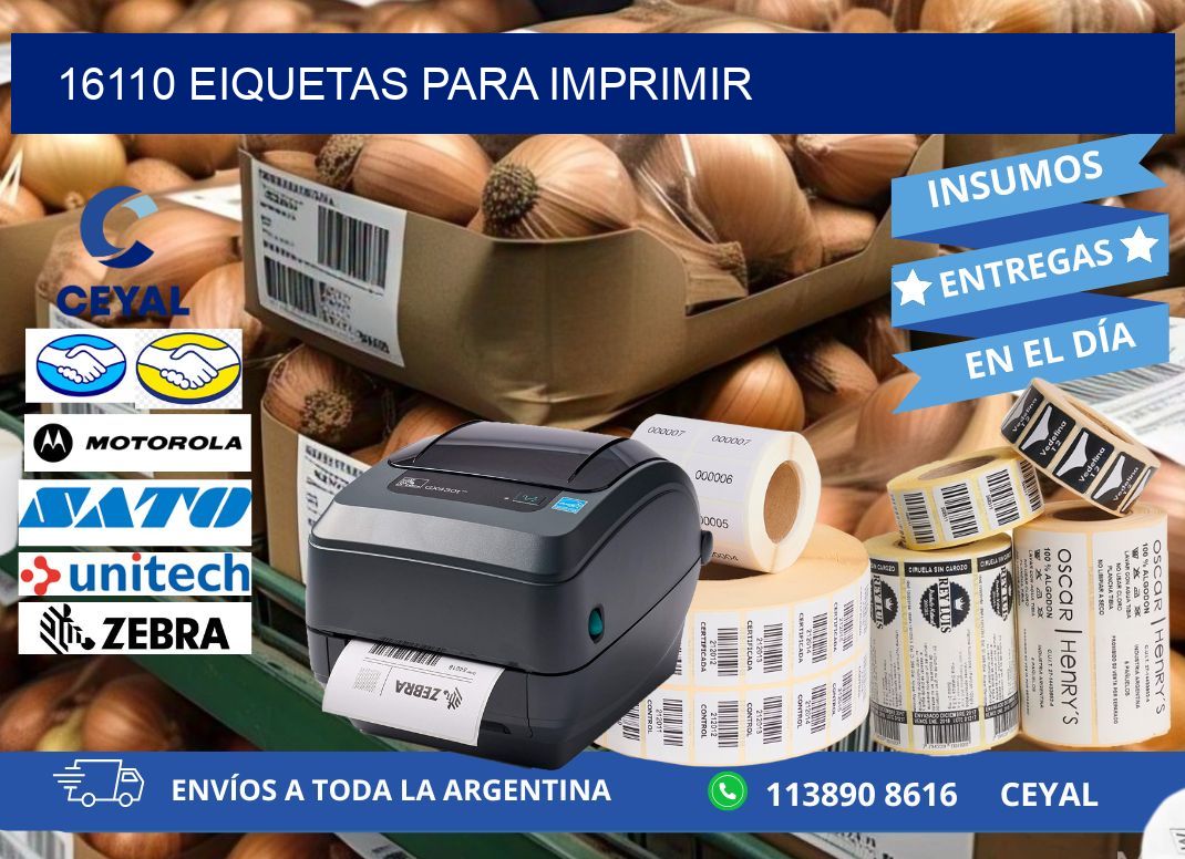 16110 EIQUETAS PARA IMPRIMIR