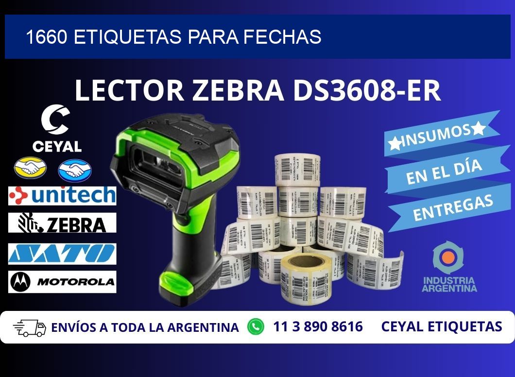 1660 ETIQUETAS PARA FECHAS