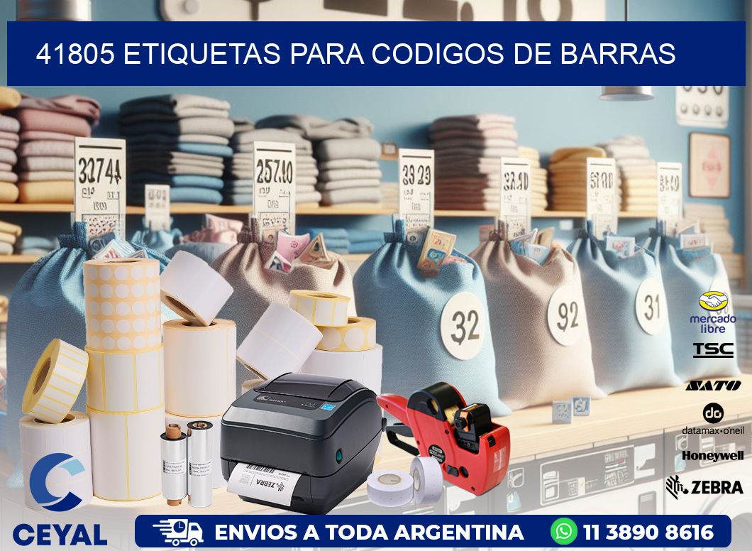 41805 ETIQUETAS PARA CODIGOS DE BARRAS